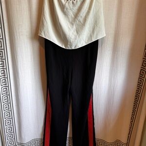 Diane Von Furstenberg Amare Jumpsuit with Bold Color-Blocking